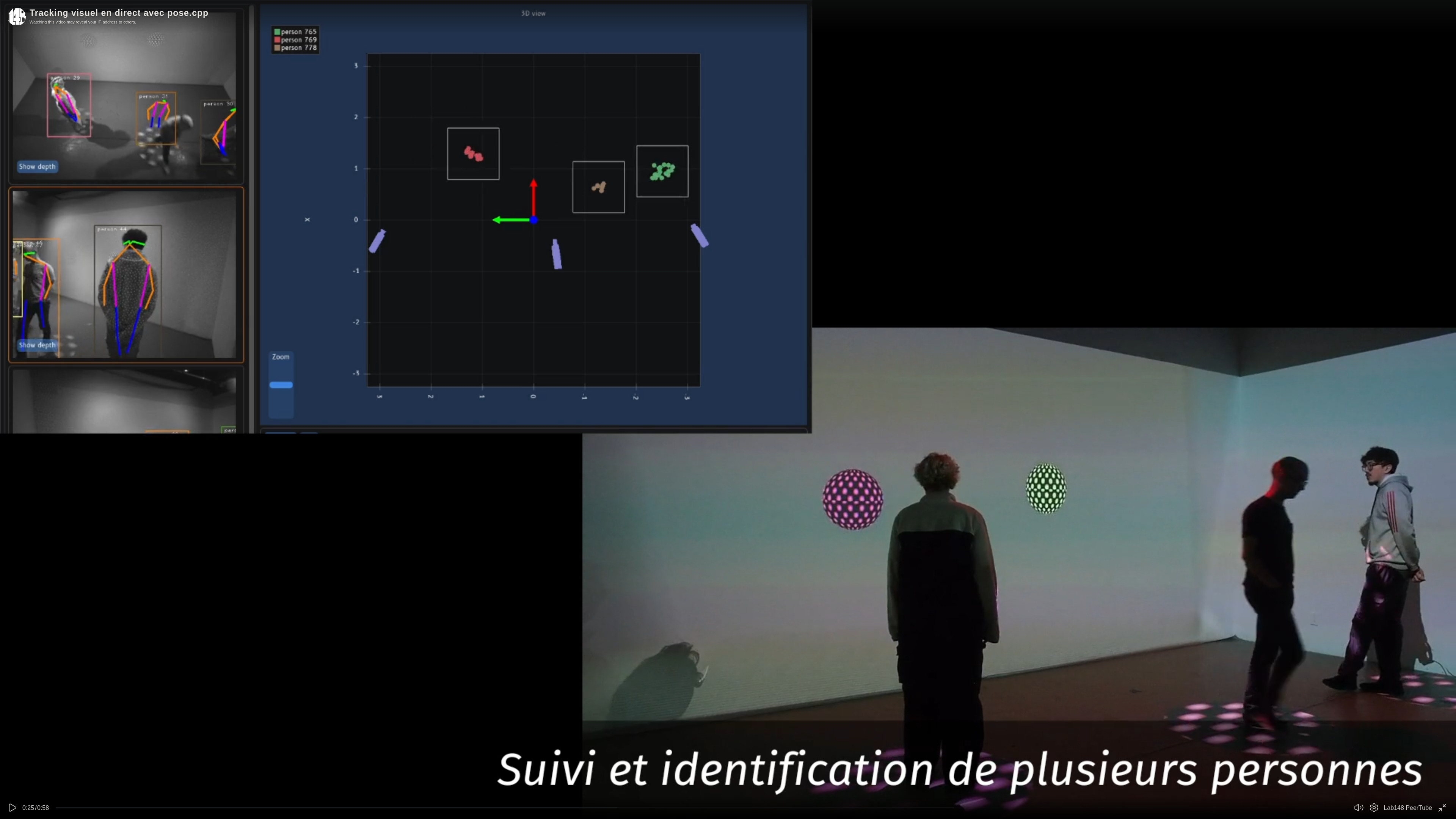 Pose.cpp with immersive visualization