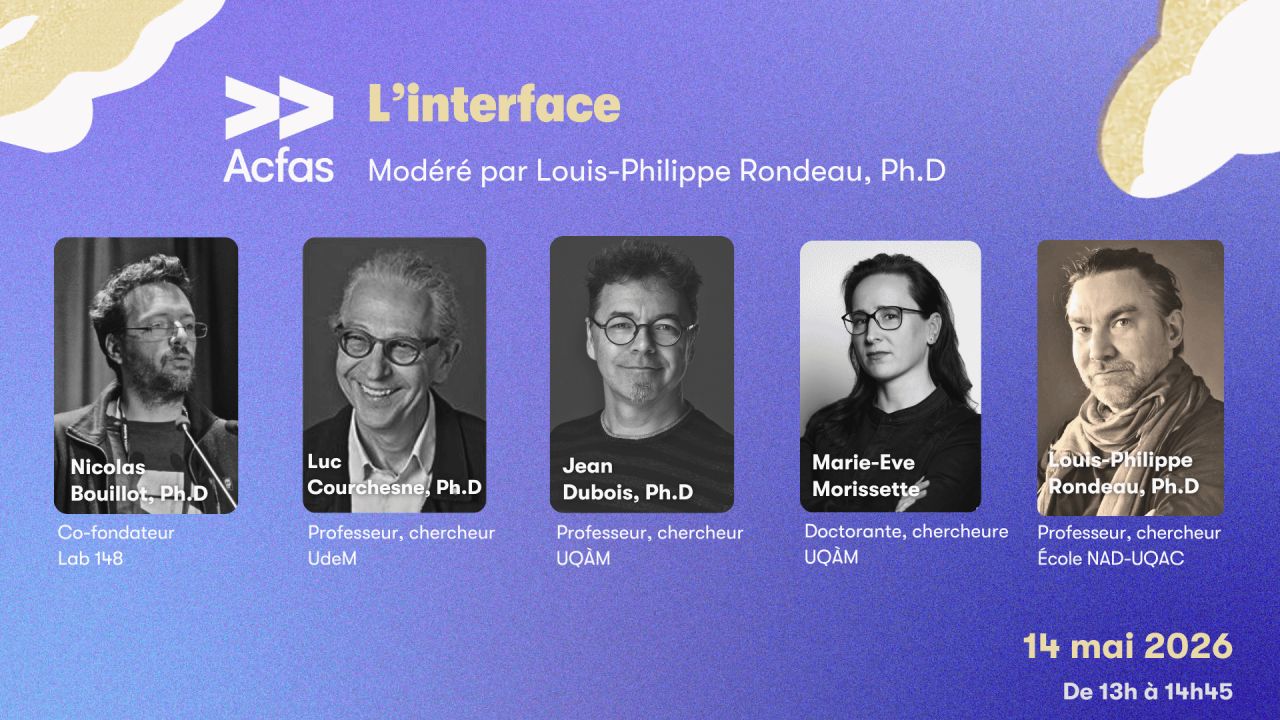 ACFAS Symposium, Esthétique de la rencontre, Panel 2: Interface